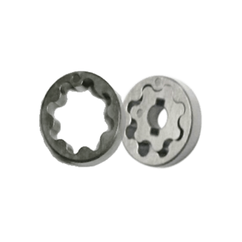 内接歯車式オイルポンプ（アウターロータ/インナーロータ）示意圖